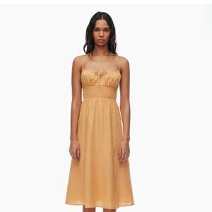 Brand New Aritzia Linen Dress
